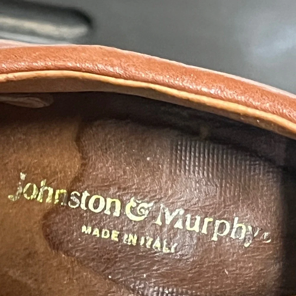 Johnston & Murphy‎ Mens Brown Leather Chukka Boots Size 10 M